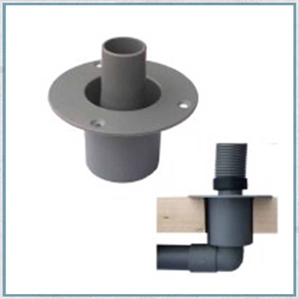 28mm Convolute - Rigid Pipe Floor Connector - Image 2
