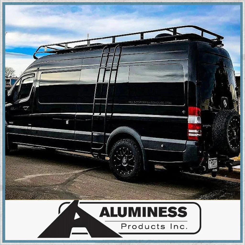 Aluminess High Roof Mercedes-Benz Sprinter, VW Crafter pre 2017 Roof Racks - Image 3
