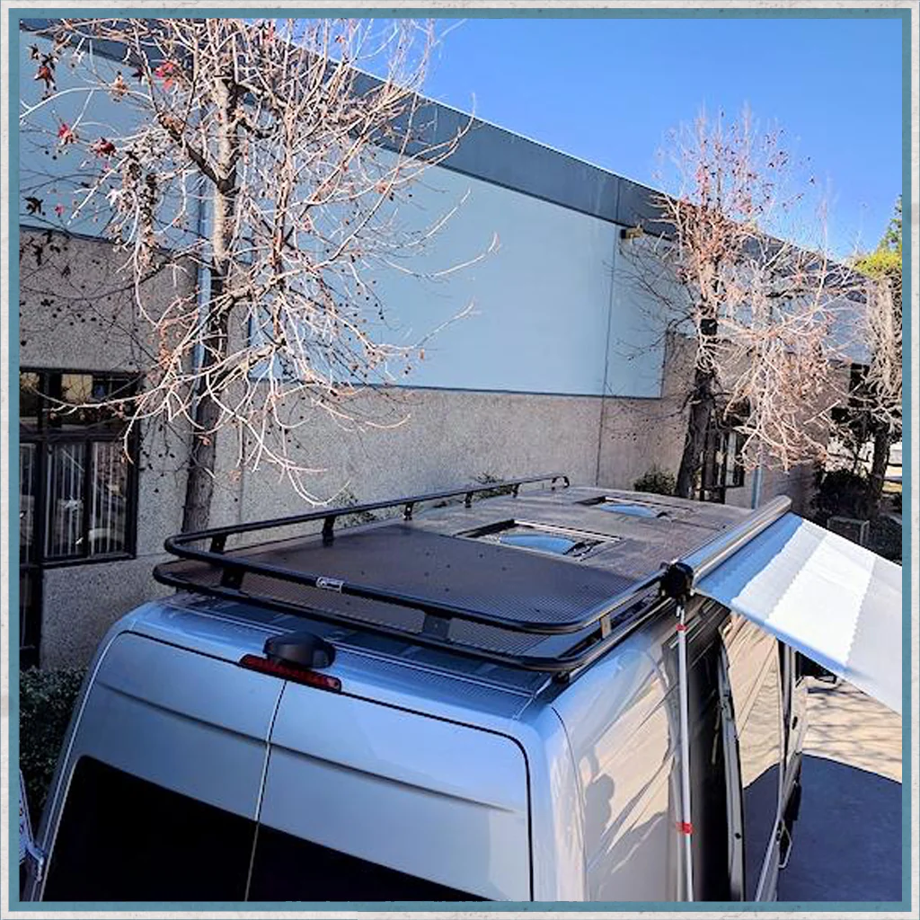 Aluminess High Roof Mercedes-Benz Sprinter, VW Crafter pre 2017 Roof Racks - Image 5