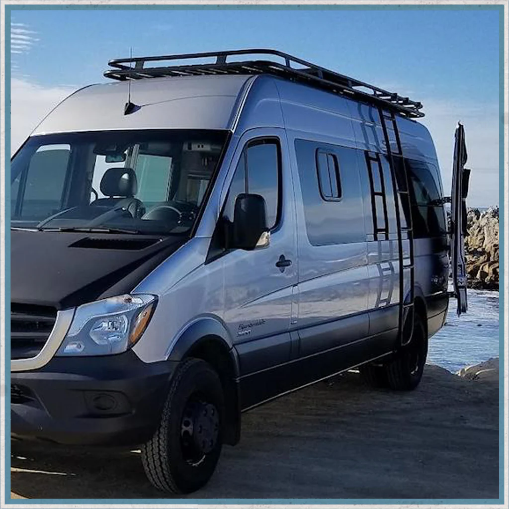 Aluminess High Roof Mercedes-Benz Sprinter, VW Crafter pre 2017 Roof Racks - Image 6