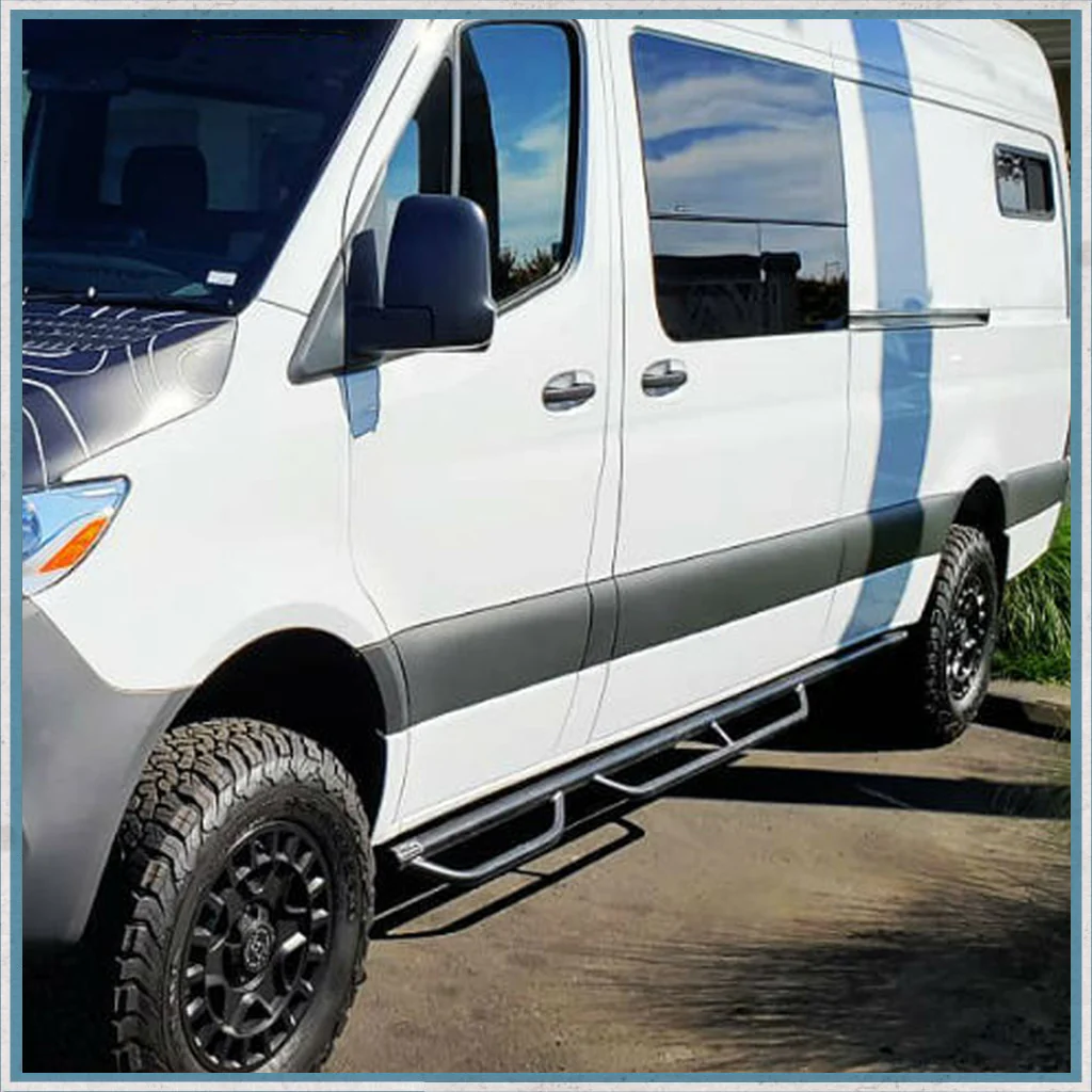 Aluminess Mercedes-Benz Sprinter - VW Crafter Nerf Bars - Image 6
