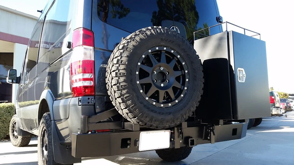 Aluminess Mercedes-Benz Sprinter, VW Crafter Rear Bumper 2007 - 2017 - Image 6