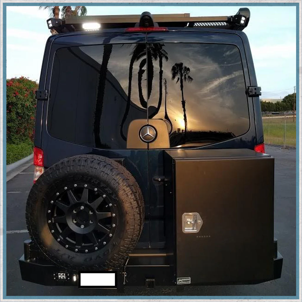 Aluminess Mercedes Sprinter VW Crafter Rear Bumper 2014 - 2018 - Image 3