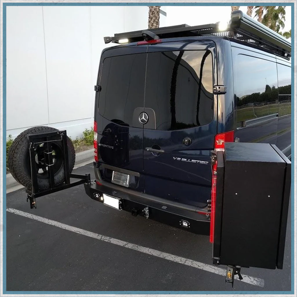 Aluminess Mercedes Sprinter VW Crafter Rear Bumper 2014 - 2018 - Image 6