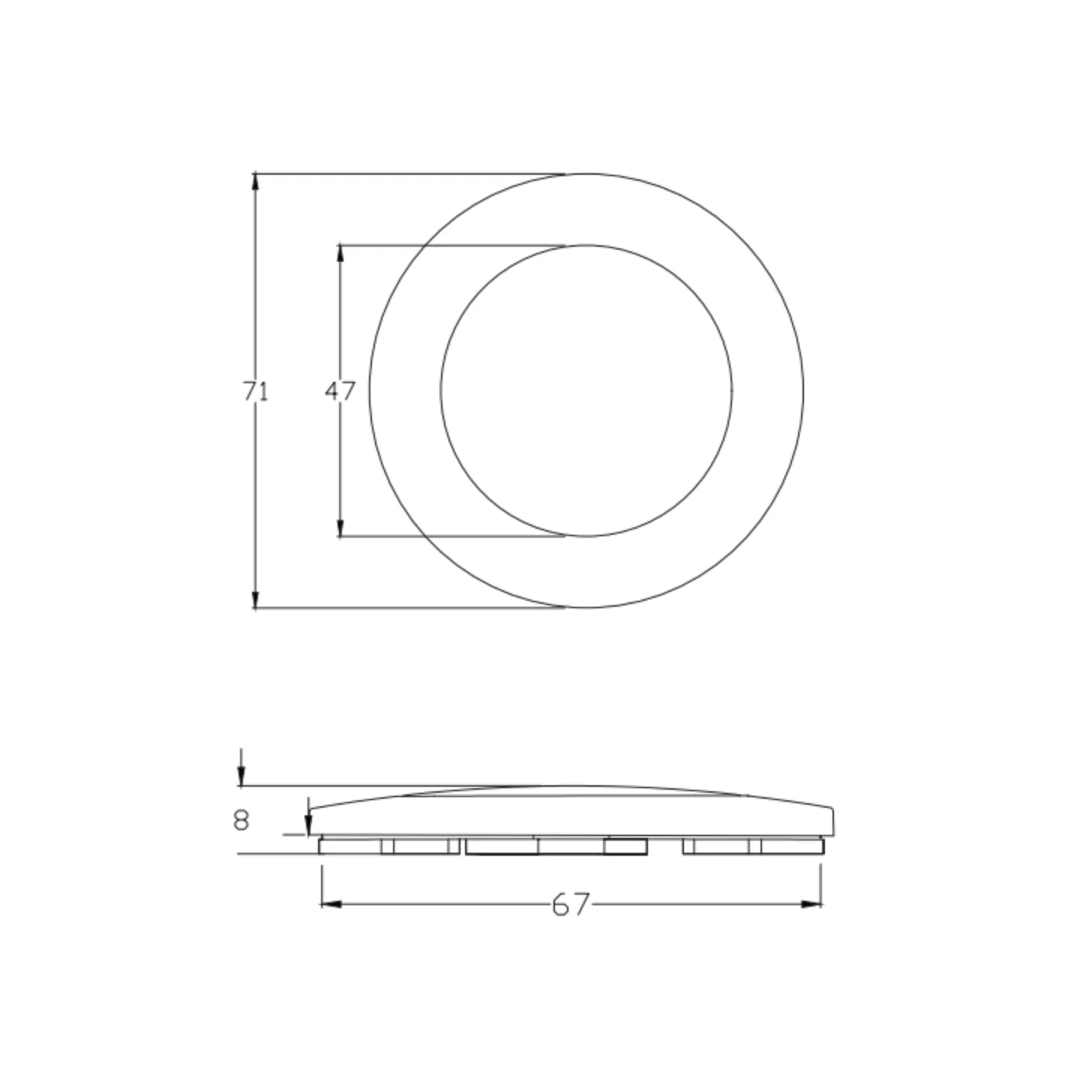 Bartolacci Design – 78mm LED Surface mount Ceiling Lights - Image 9