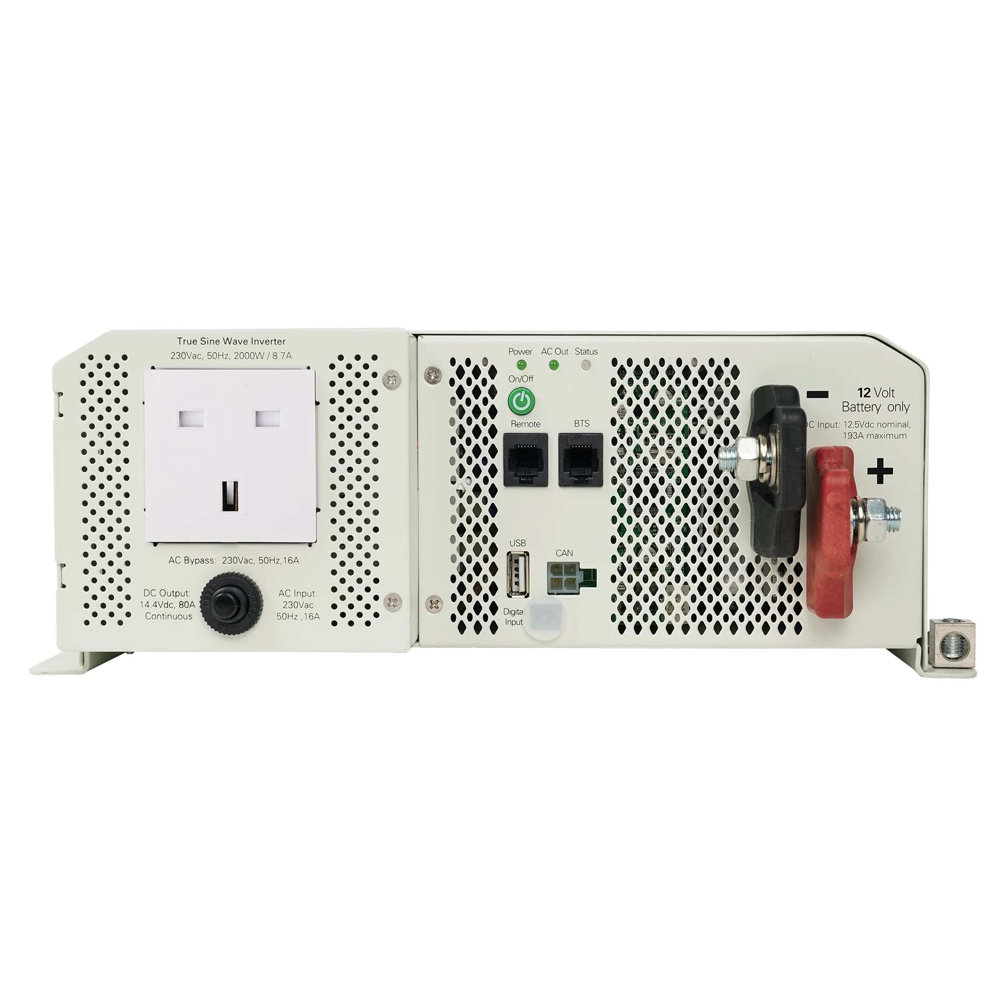 Bidirectional Combi Inverter/Charger 2000W/80A 12V - Image 3