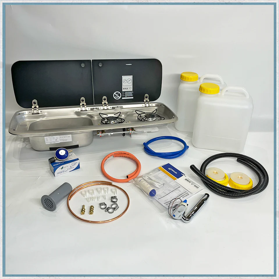 Combination Unit Dometic 9222 Left Hand Sink, Cold Tap (Full Kit) - Image 15