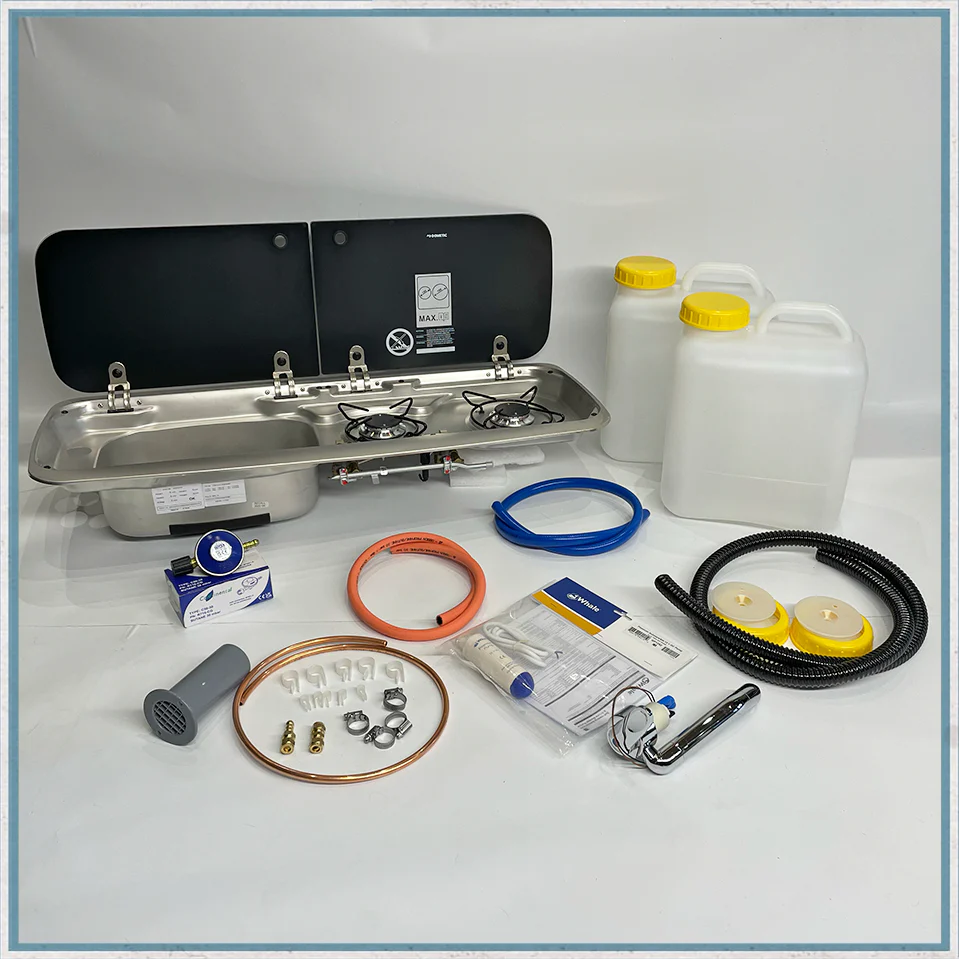 Combination Unit Dometic 9222 Left Hand Sink, Cold Tap (Full Kit) - Image 4