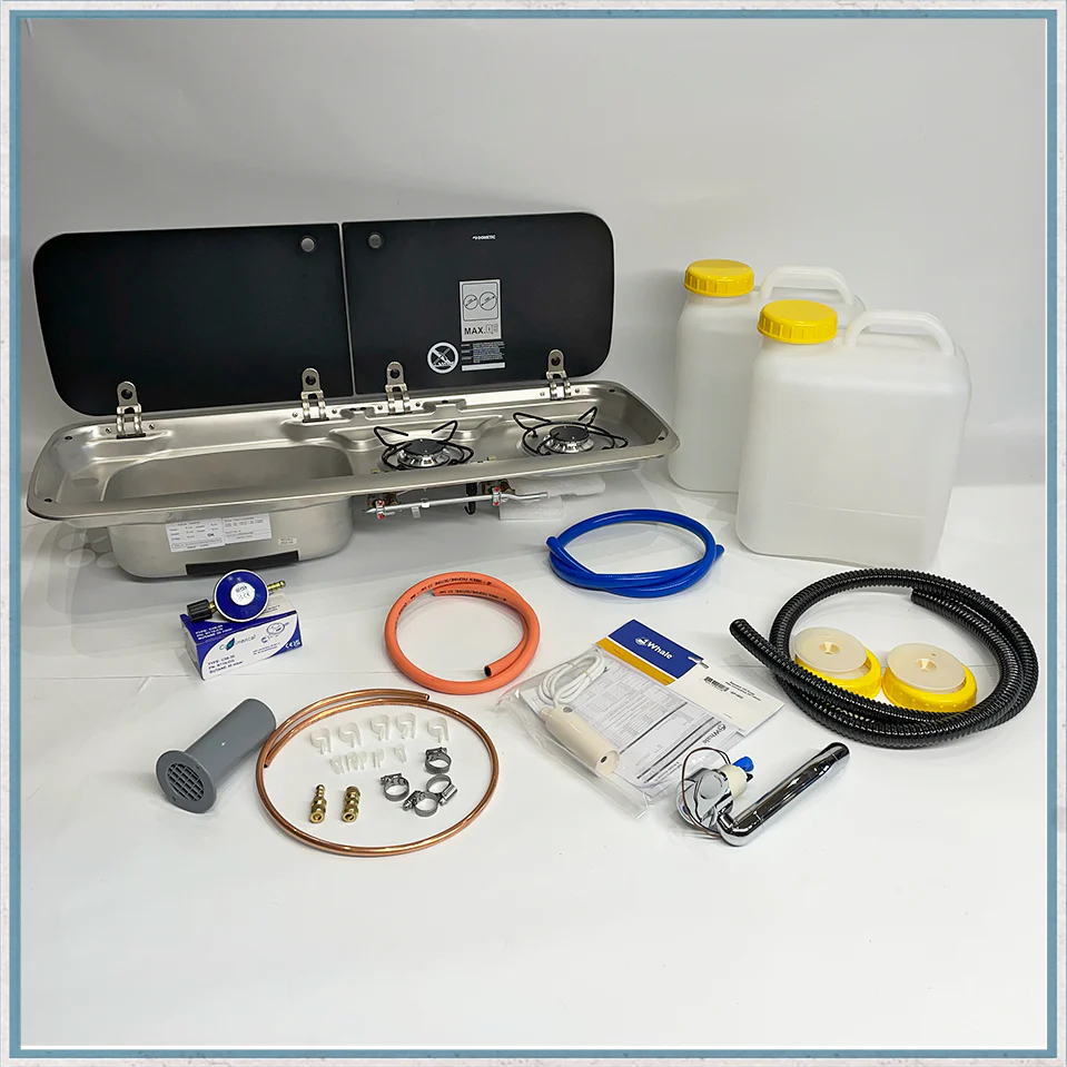 Combination Unit Dometic 9222 Left Hand Sink, Cold Tap (Full Kit) - Image 7