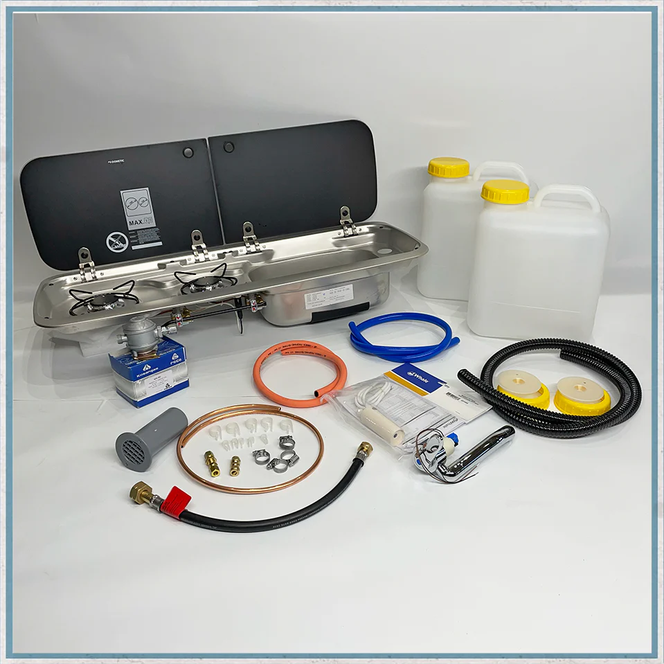Combination Unit Dometic 9222 Right Hand Sink, Cold Tap (Full Kit) - Image 24