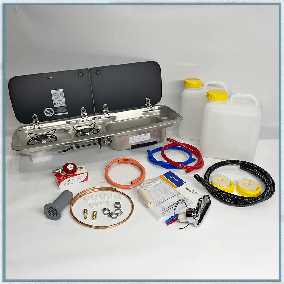 Combination Unit Dometic 9222 Right Hand Sink, Mixer Tap (Full Kit) - Image 14