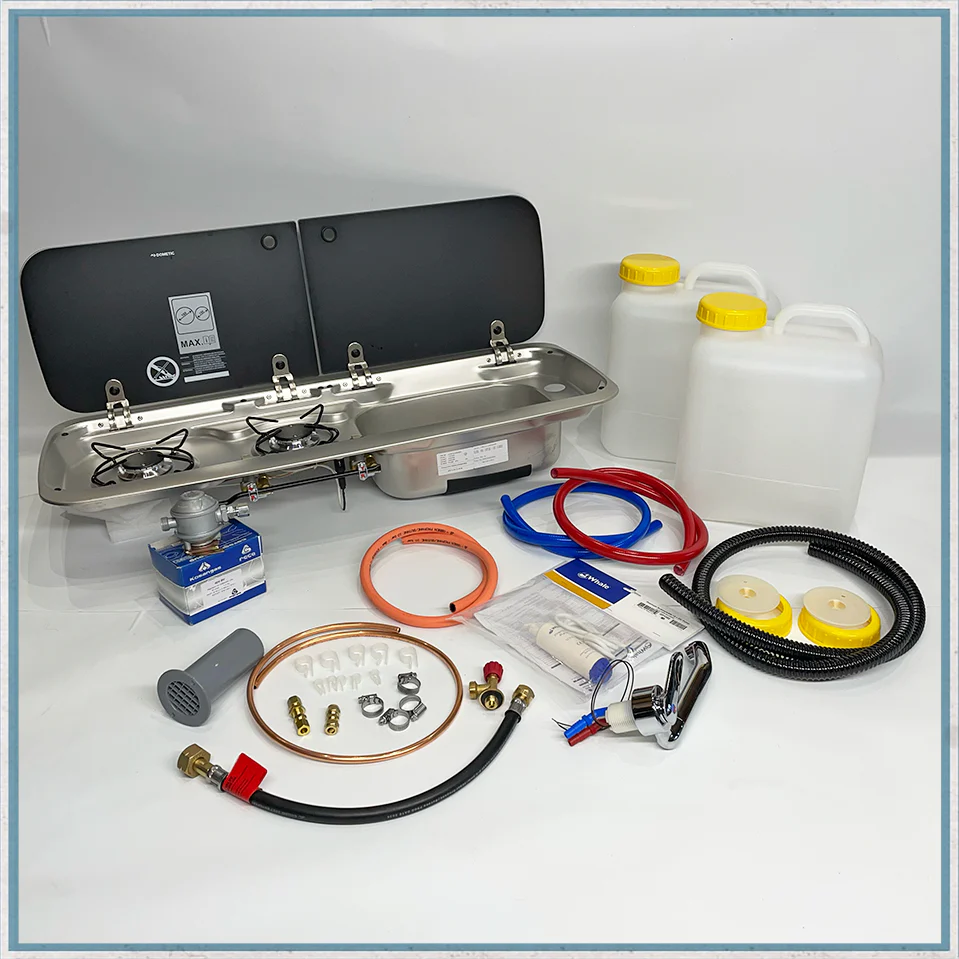 Combination Unit Dometic 9222 Right Hand Sink, Mixer Tap (Full Kit) - Image 22