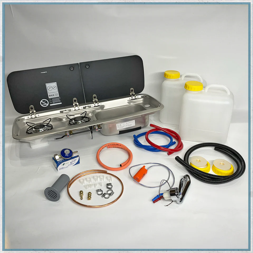Combination Unit Dometic 9222 Right Hand Sink, Mixer Tap (Full Kit) - Image 4