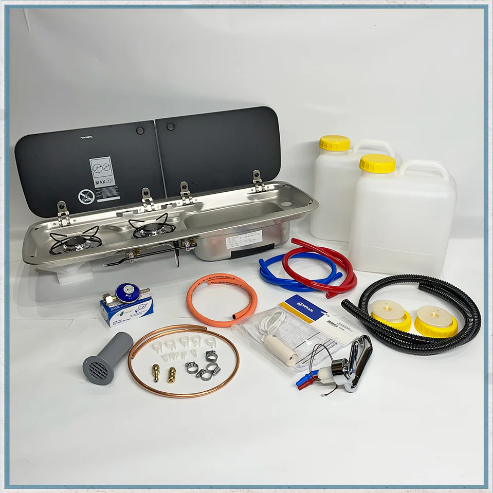 Combination Unit Dometic 9222 Right Hand Sink, Mixer Tap (Full Kit) - Image 5