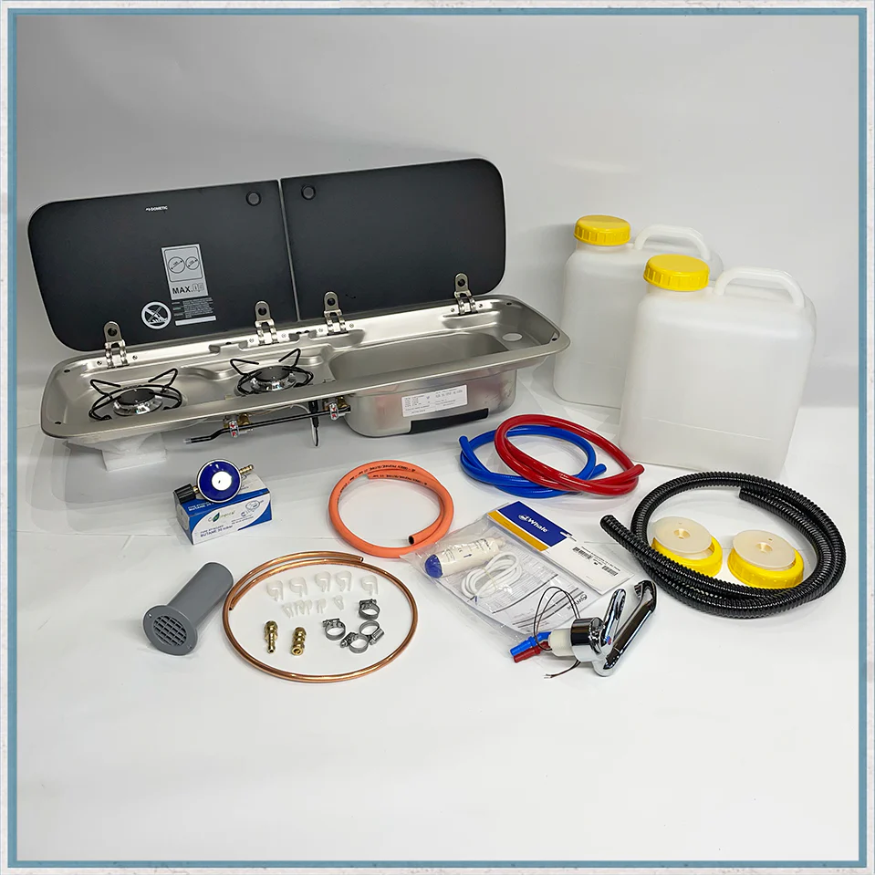 Combination Unit Dometic 9222 Right Hand Sink, Mixer Tap (Full Kit) - Image 7