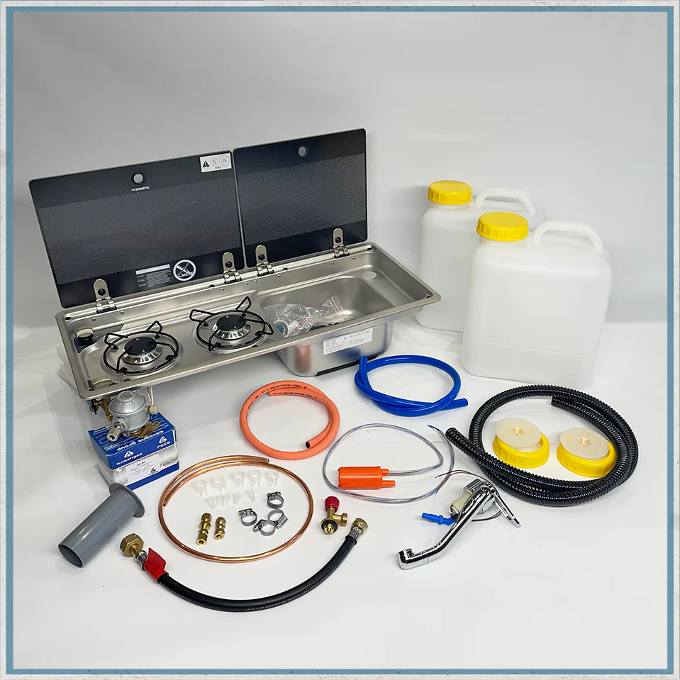Combination Unit Dometic 9722 Right Hand Sink, Cold Tap (Full Kit) - Image 31
