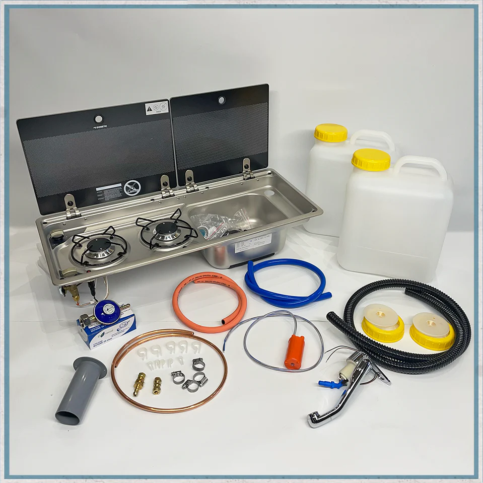 Combination Unit Dometic 9722 Right Hand Sink, Cold Tap (Full Kit) - Image 4