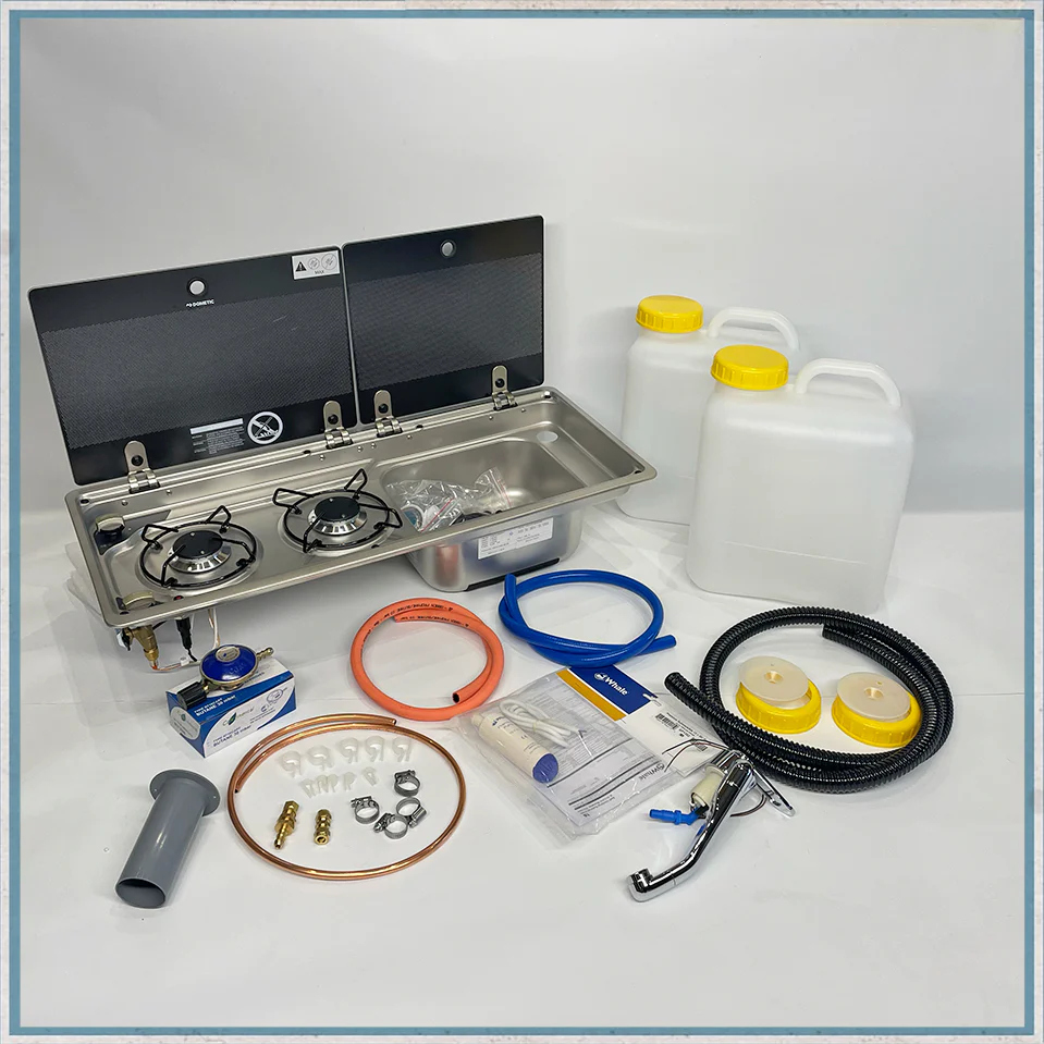 Combination Unit Dometic 9722 Right Hand Sink, Cold Tap (Full Kit) - Image 7
