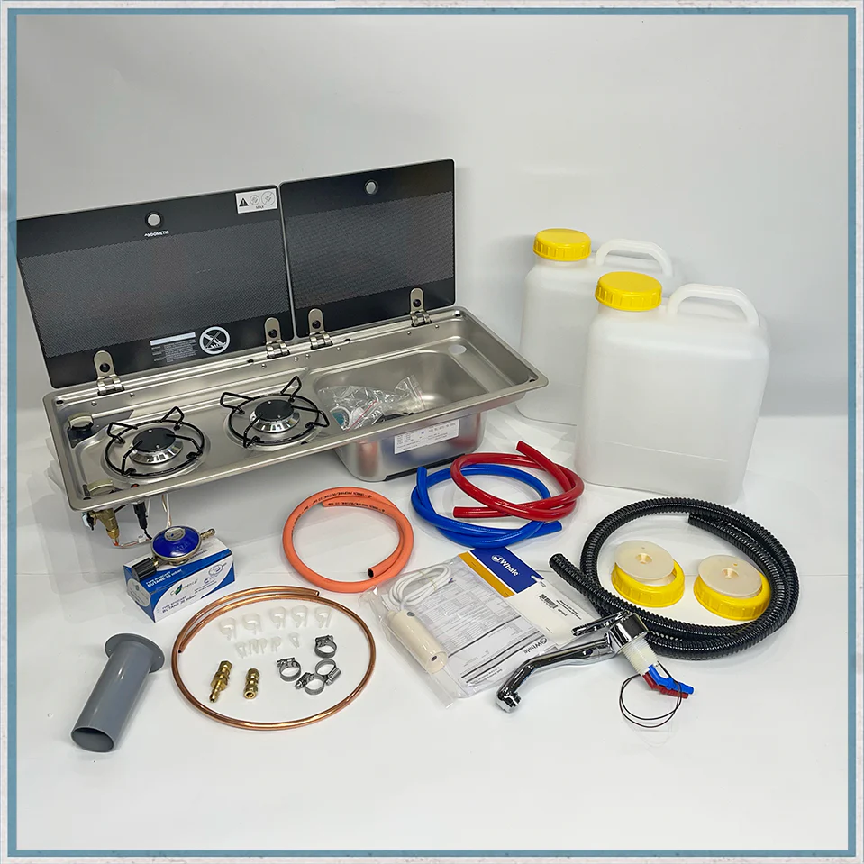 Combination Unit Dometic 9722 Right Hand Sink, Cold Tap (Full Kit) - Image 9