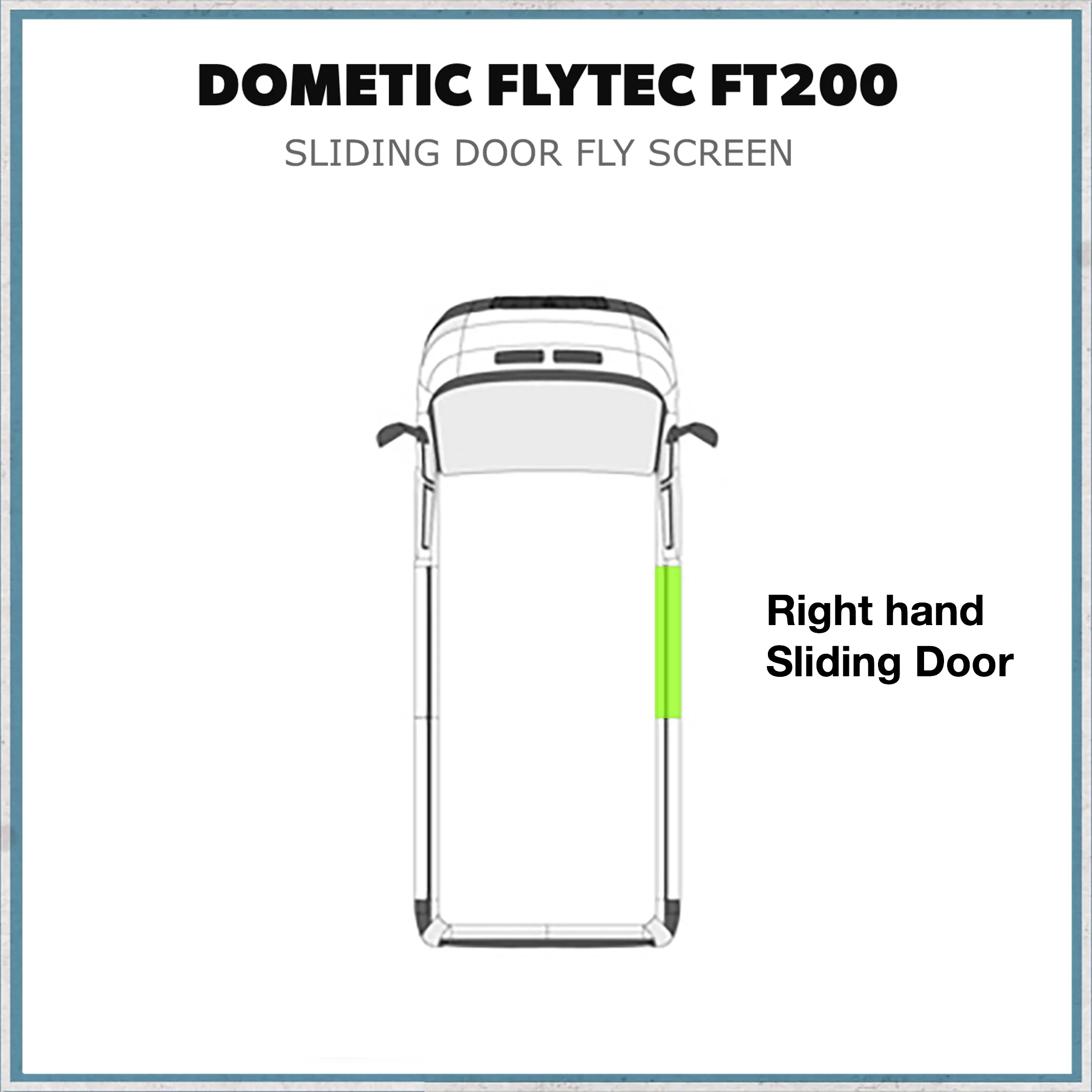 Dometic Flytec FT200 Door Screen - Image 5