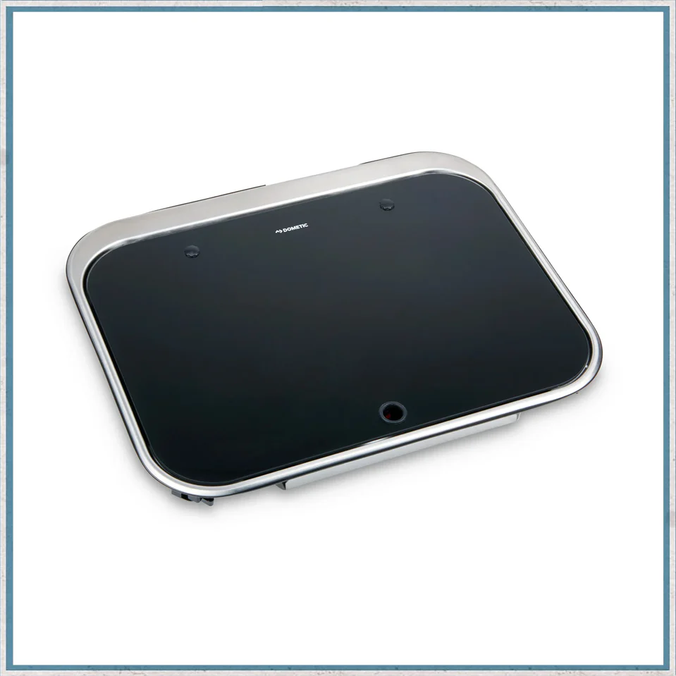 Dometic Smev PI8022 2 Burner Gas Hob With Glass Lid - Image 2