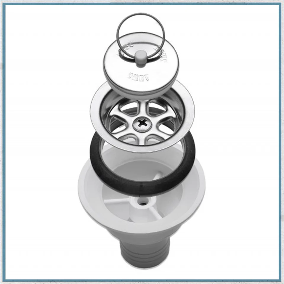 Dometic/Smev Sink Waste Straight and Angled - Image 3