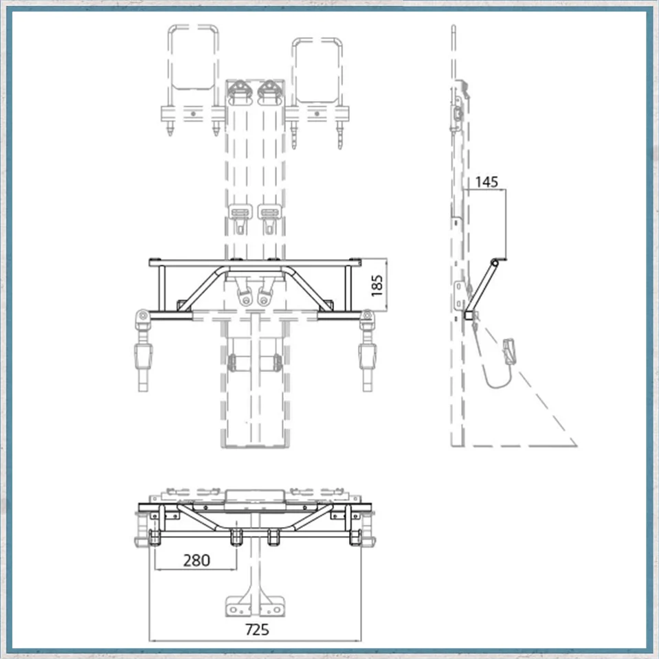 Double Seat Frame for Sprinter Crafter Ducato & Boxer - Image 4