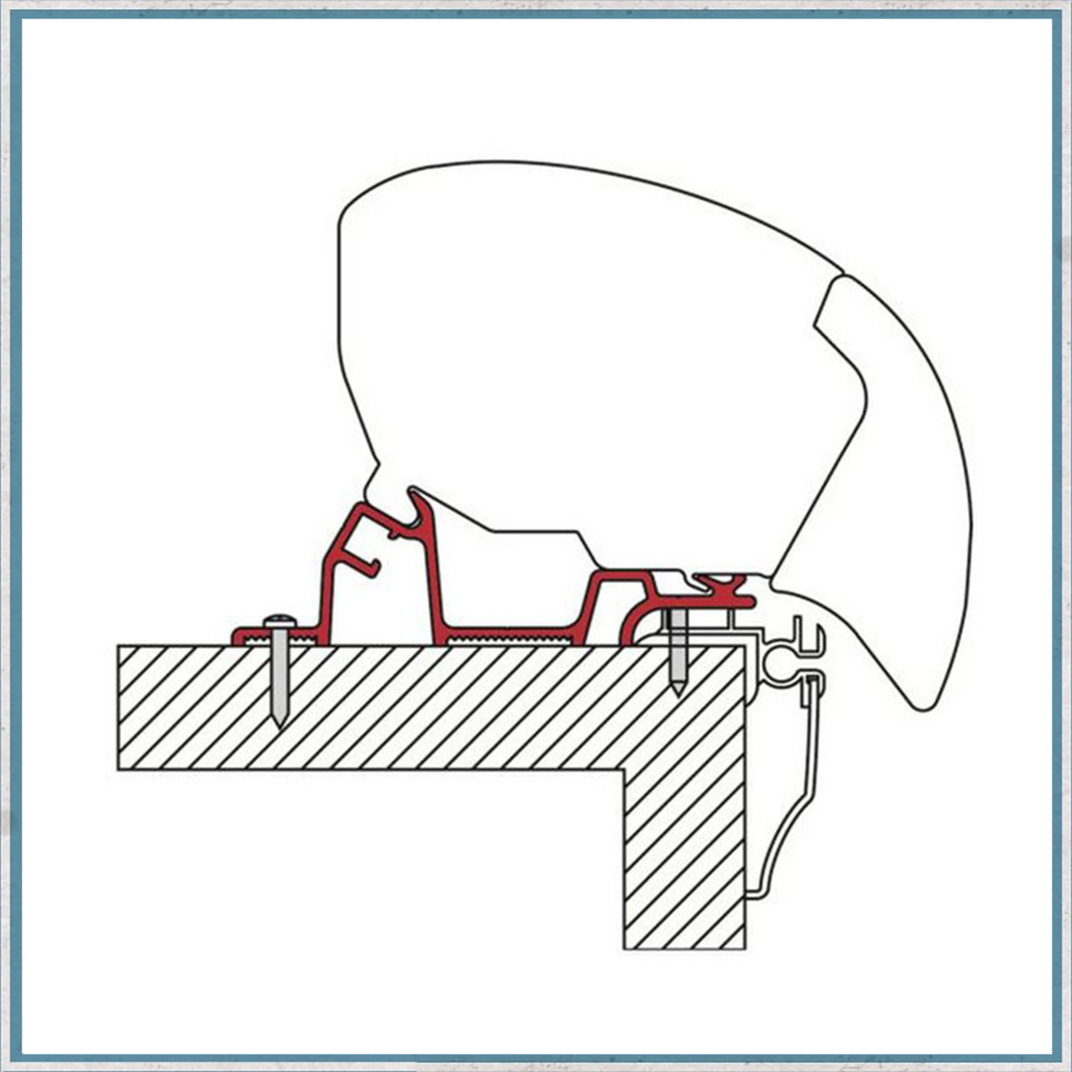 Fiamma Bracket kit for Caravans F80/F65 Awning (Different caravan models available) - Image 21