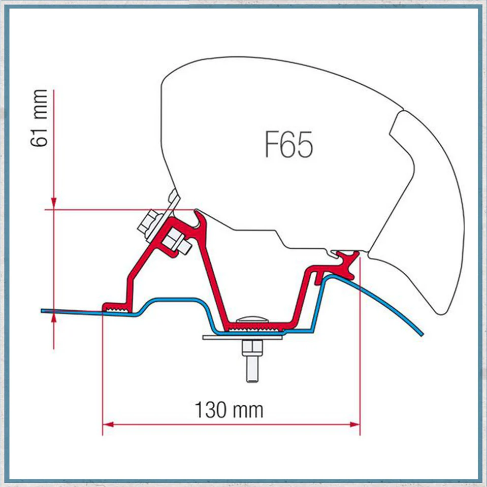 Fiamma Bracket Kit for Vans F80/F65 Awning (Various Models Available) - Image 20