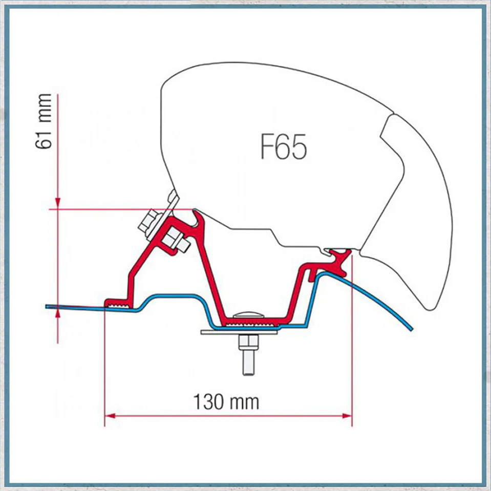 Fiamma Bracket Kit for Vans F80/F65 Awning (Various Models Available) - Image 25