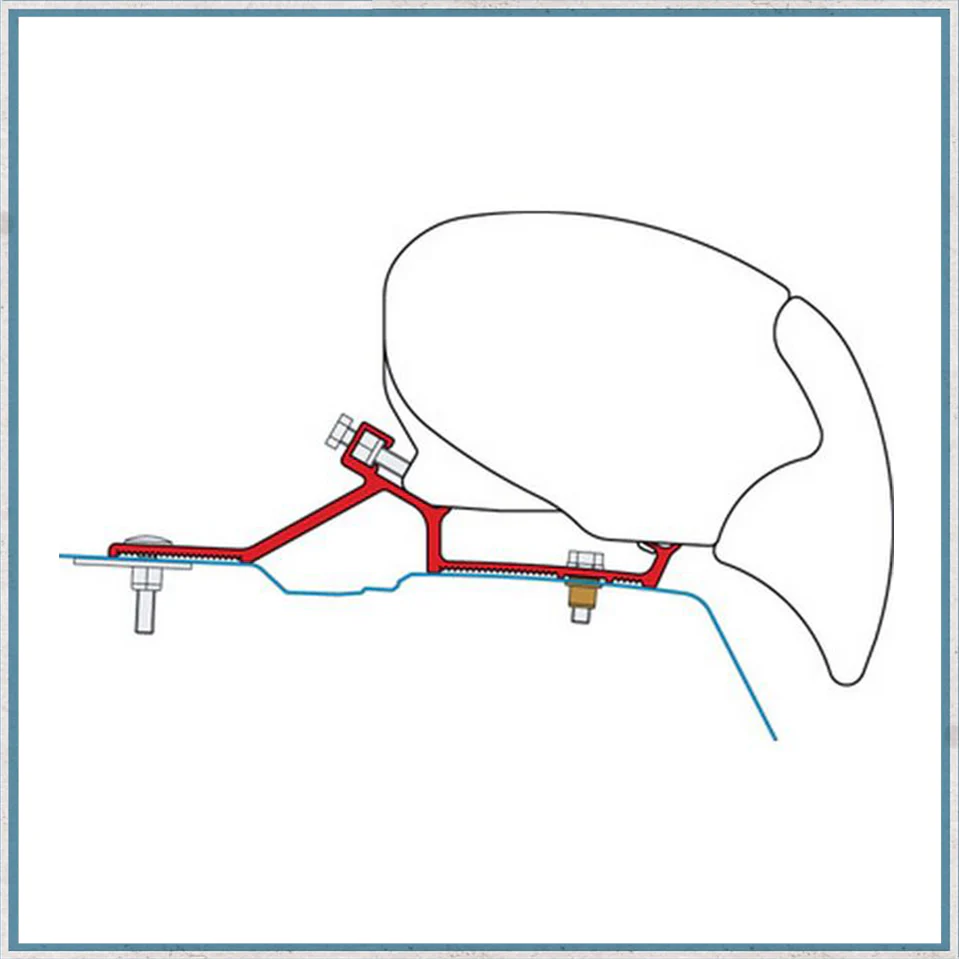 Fiamma Bracket Kit for Vans F80/F65 Awning (Various Models Available) - Image 27