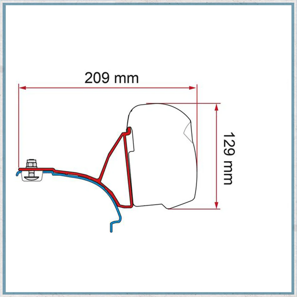 Fiamma F43 Adapter Kits for VW Vans (Various options available for different vehicles) - Image 4