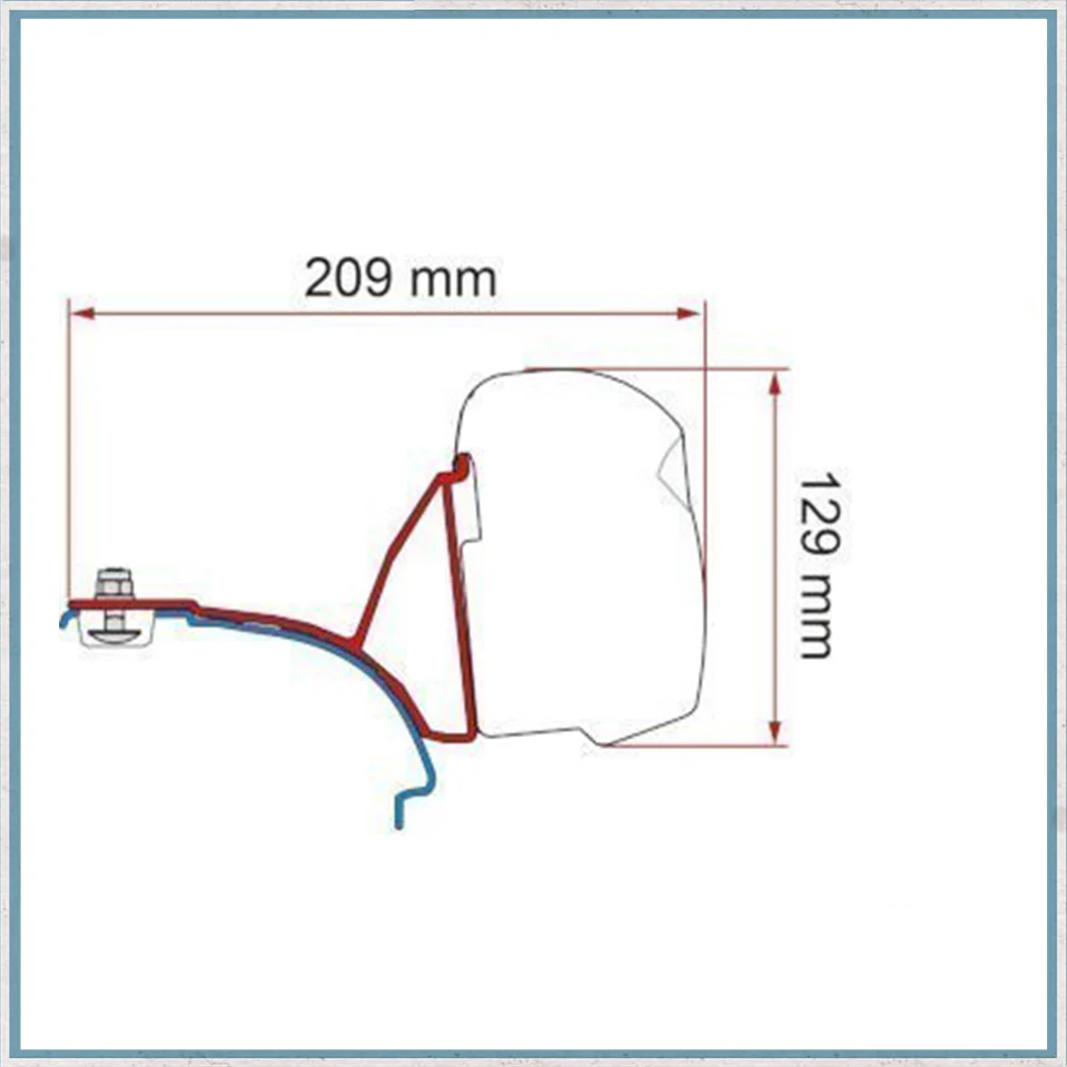 Fiamma F43 Adapter Kits for VW Vans (Various options available for different vehicles) - Image 5