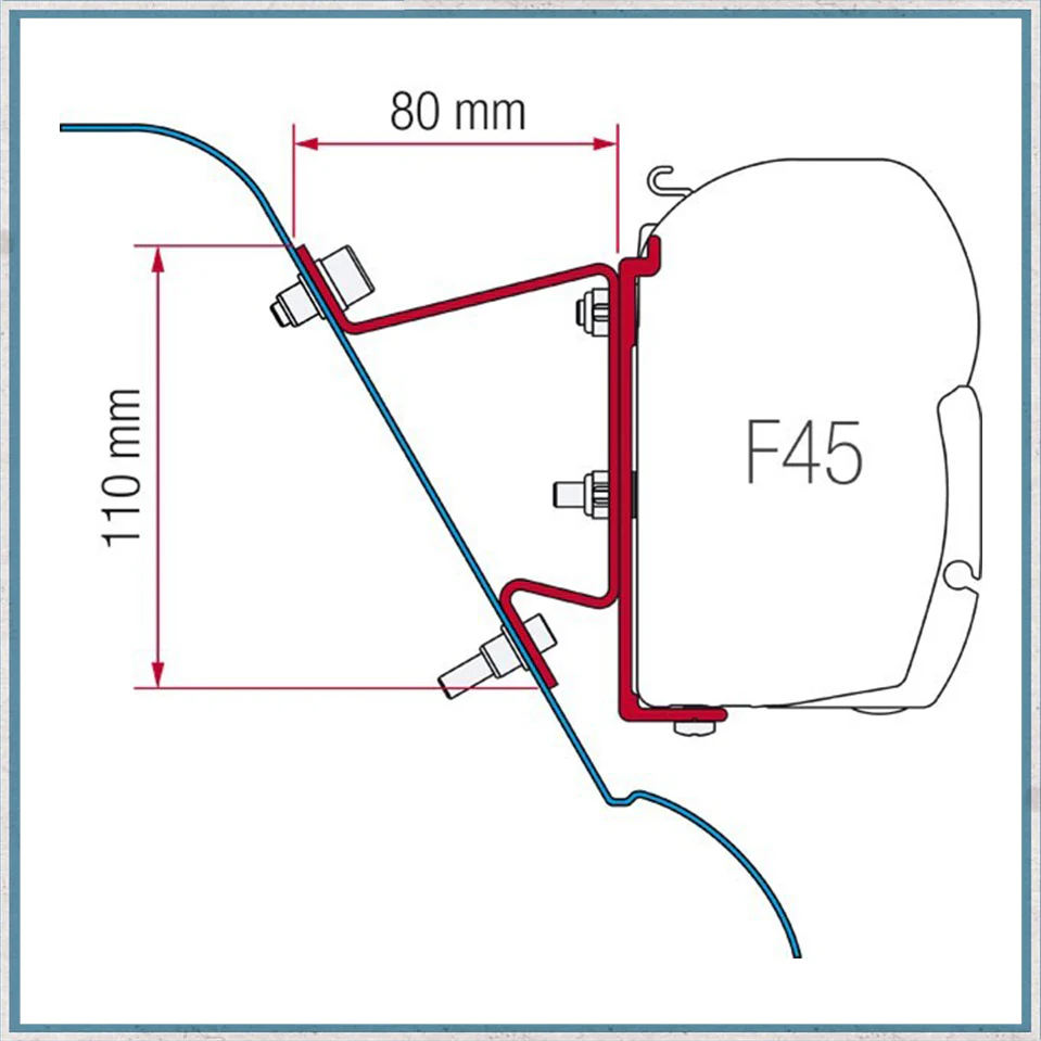 Fiamma F45/F43 Adapter Kits for Vans (Various options available for different vehicles) - Image 5