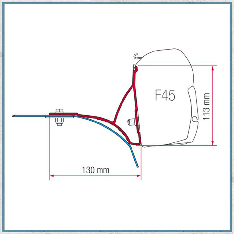 Fiamma F45/F43 Adapter Kits for Vans (Various options available for different vehicles) - Image 8