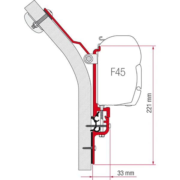 Fiamma F45 Adapter Kits for Motorhomes (Various options available for different vehicles) - Image 32