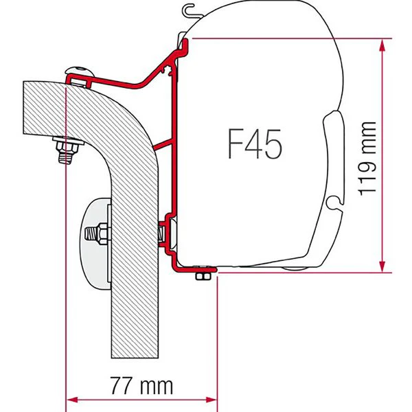 Fiamma F45 Adapter Kits for Motorhomes (Various options available for different vehicles) - Image 37