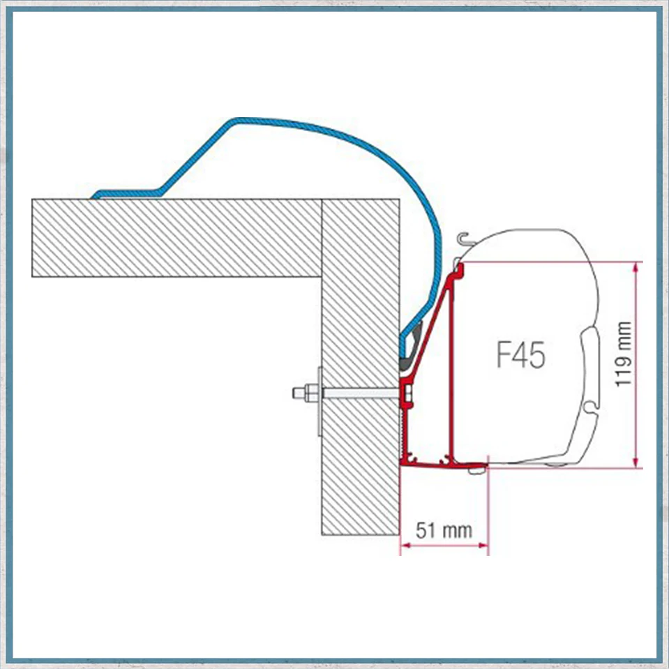 Fiamma F45 Adapter Kits for Motorhomes (Various options available for different vehicles) - Image 4