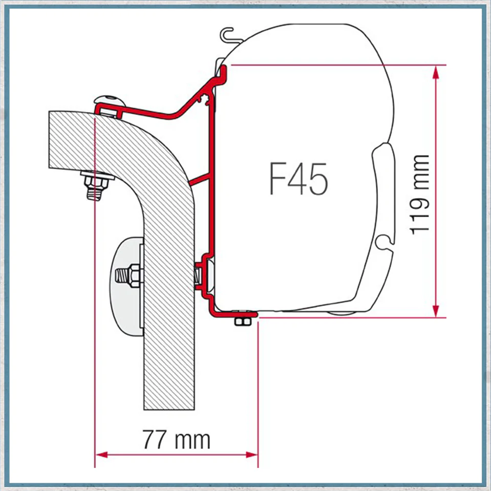 Fiamma F45 Adapter Kits for Motorhomes (Various options available for different vehicles) - Image 5