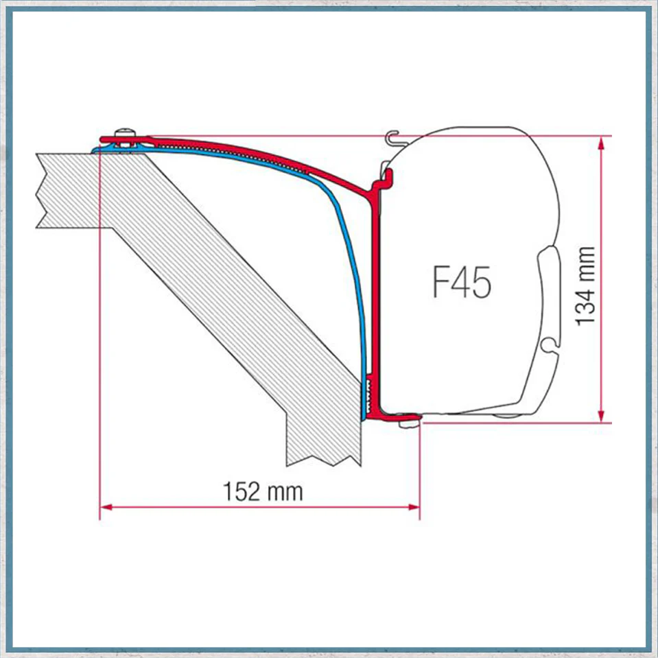 Fiamma F45 Adapter Kits for Motorhomes (Various options available for different vehicles) - Image 9