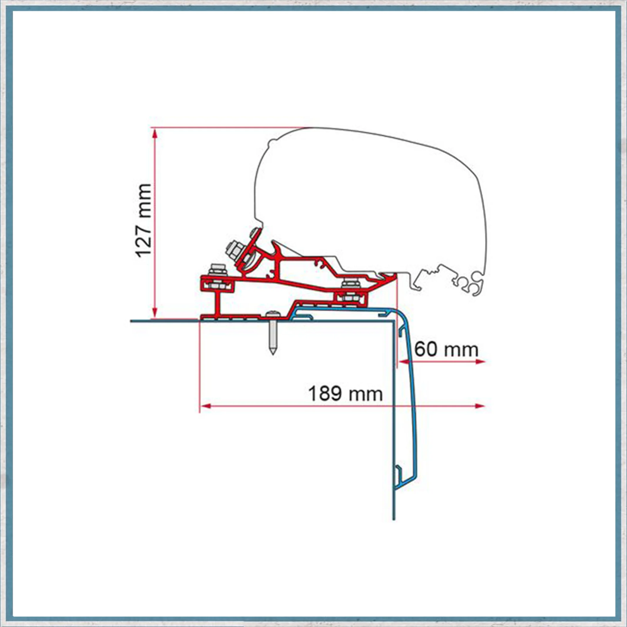 Fiamma Bracket Kit for Motorhomes F80/F65 Awning (Various Models Available) - Image 12