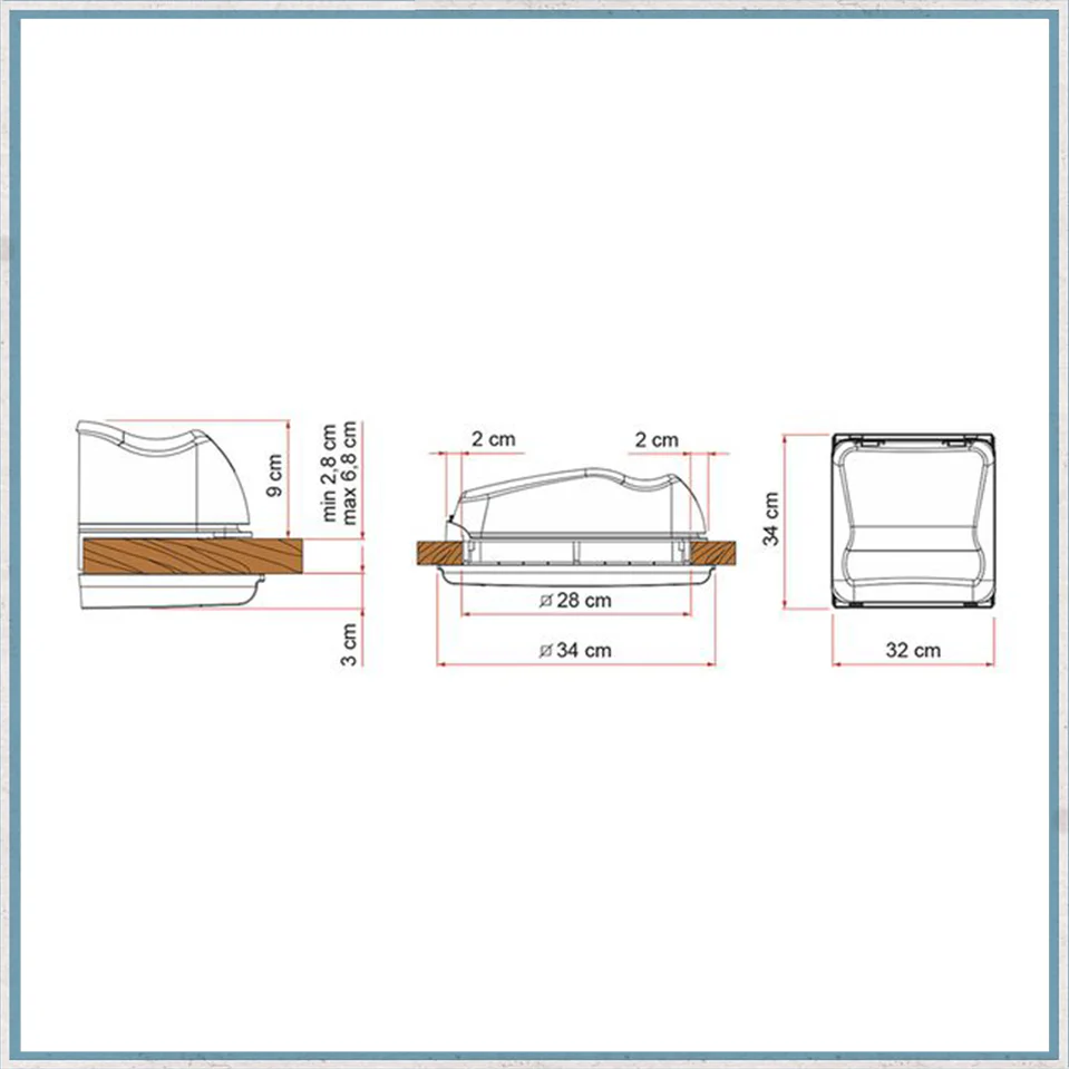 Fiamma Rooflight Vent 28 F - Image 3