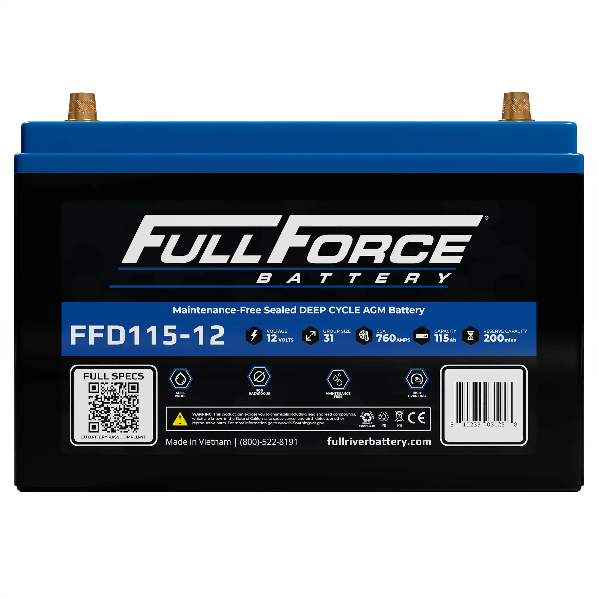 Full Force Battery FFD115-12 - Image 2