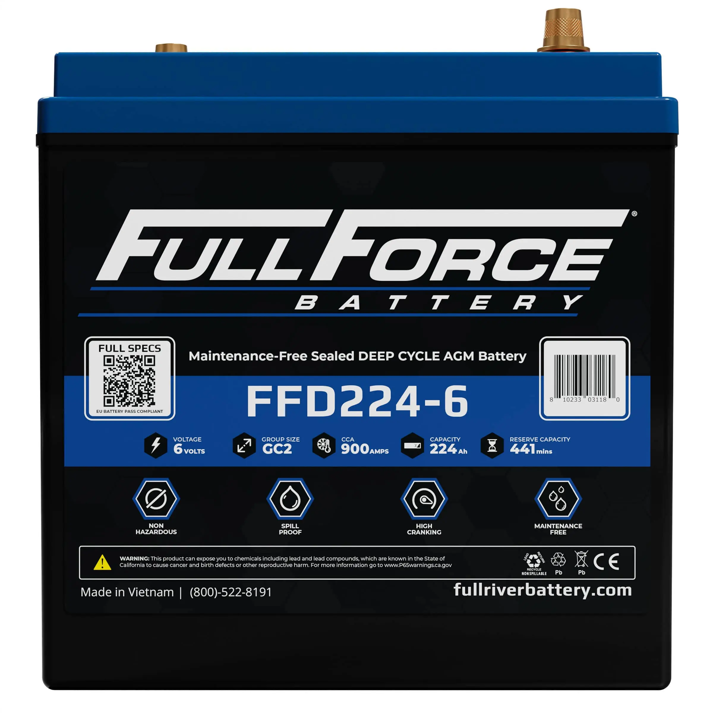 Full Force Battery FFD224-6 - Image 2