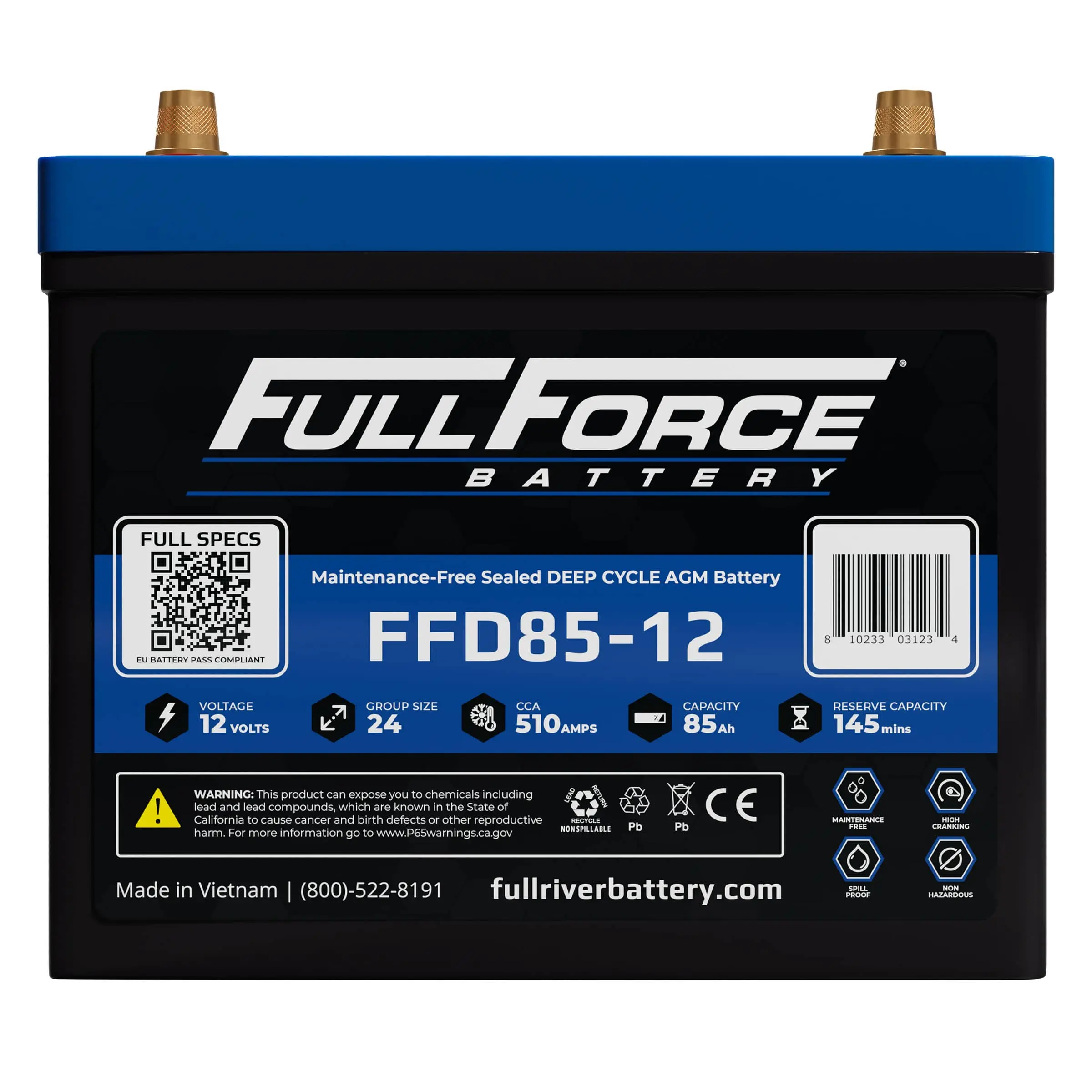 Full Force Battery FFD85-12 - Image 2