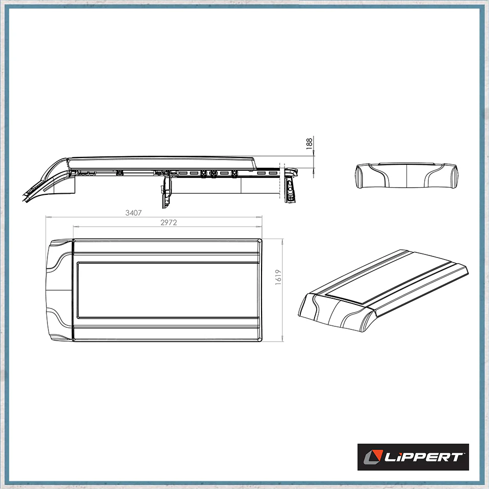 Lippert Vela Pop Top Roof for H2 Ducato, Boxer and Jumper - Image 6
