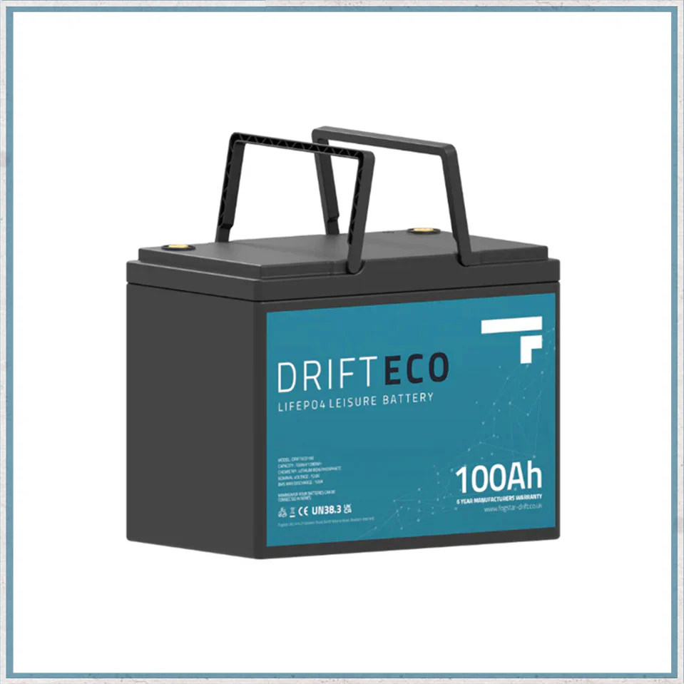 Lithium Leisure Battery - Fogstar Drift ECO 12v 100Ah
