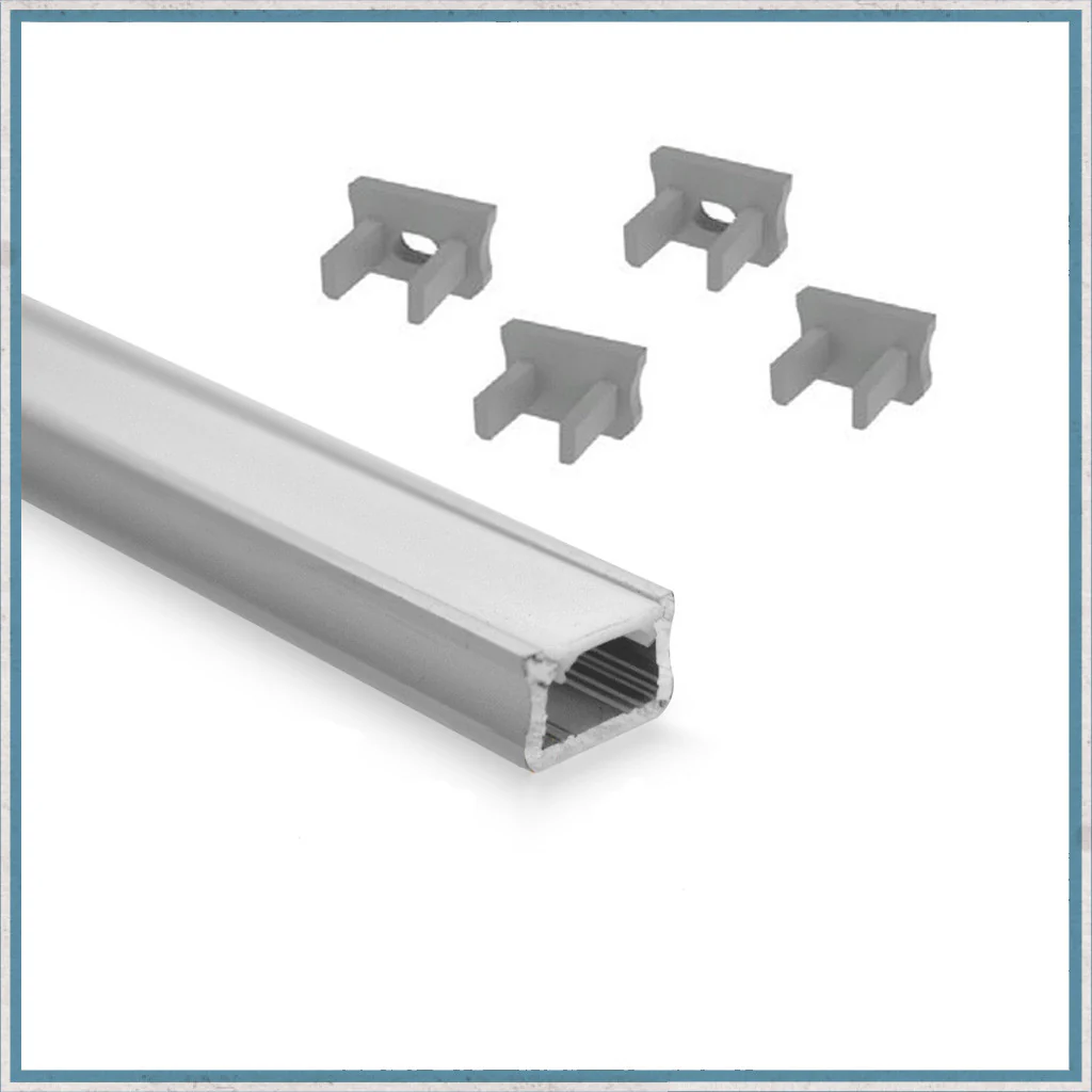 Mini Aluminium LED Lighting Channel Kit - Image 6