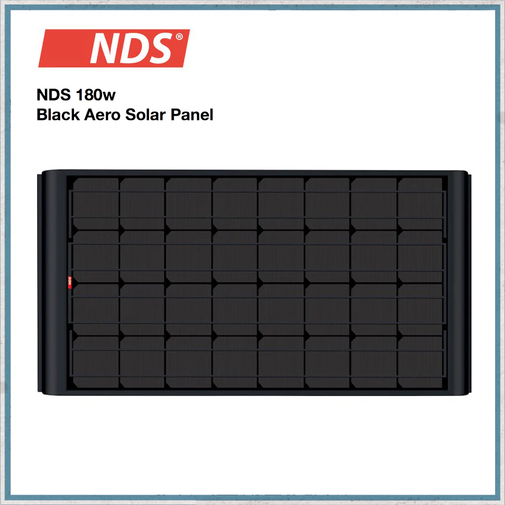 NDS 185W Black Aero Solar Panel