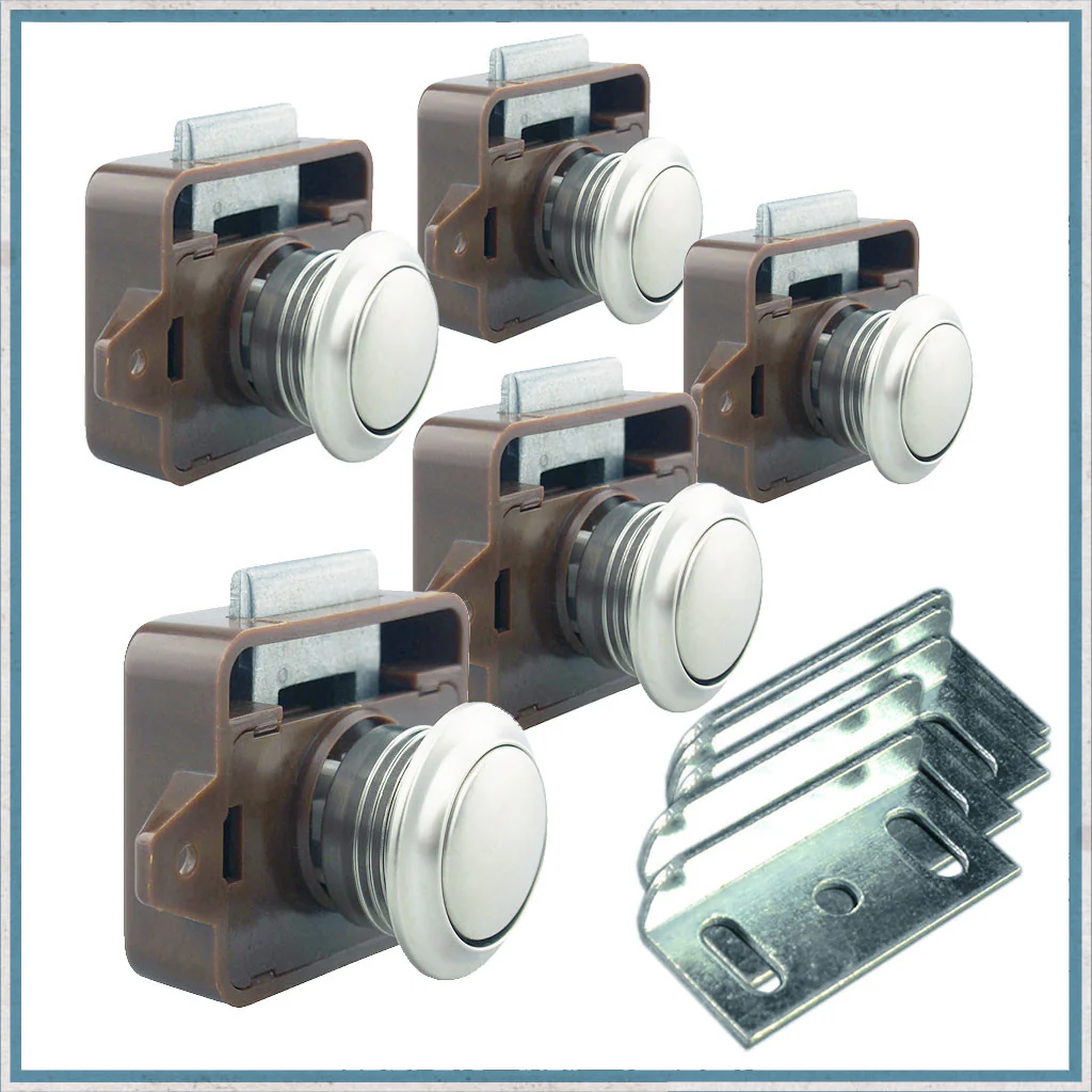 Campervan Push button latch - 22mm Diameter - Image 5